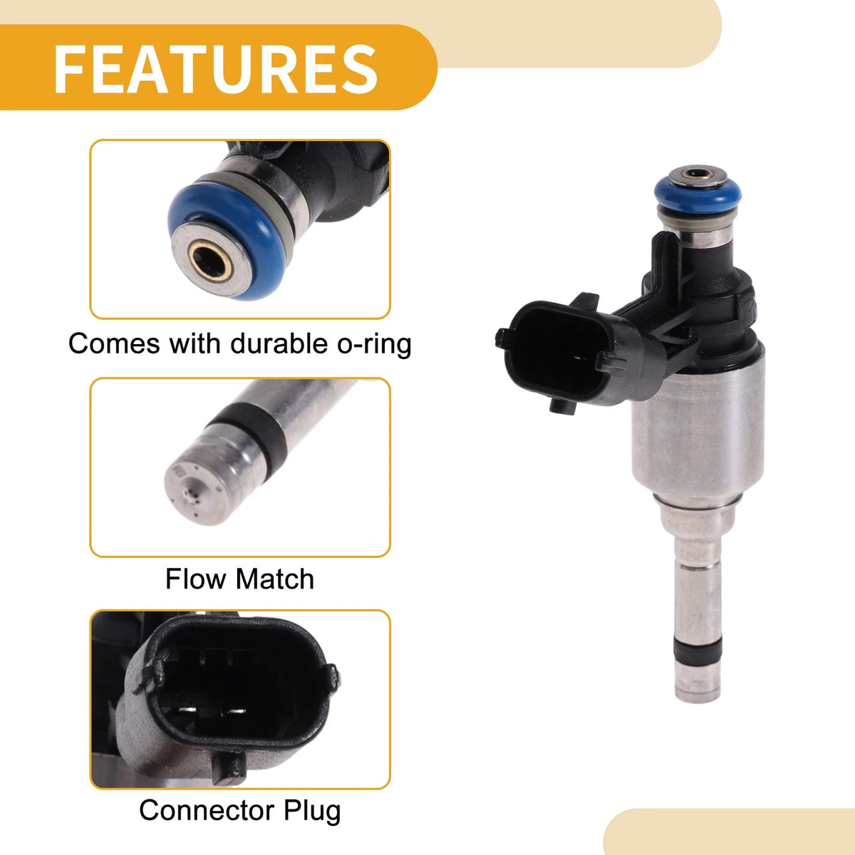 Fuel Injector for Hyundai Accent GLS GS SE 1.6L Gas (2012-2014)