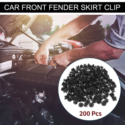 200 Pcs Front Fender Skirt Clips for Toyota Sienna, Camry (1998-2020)