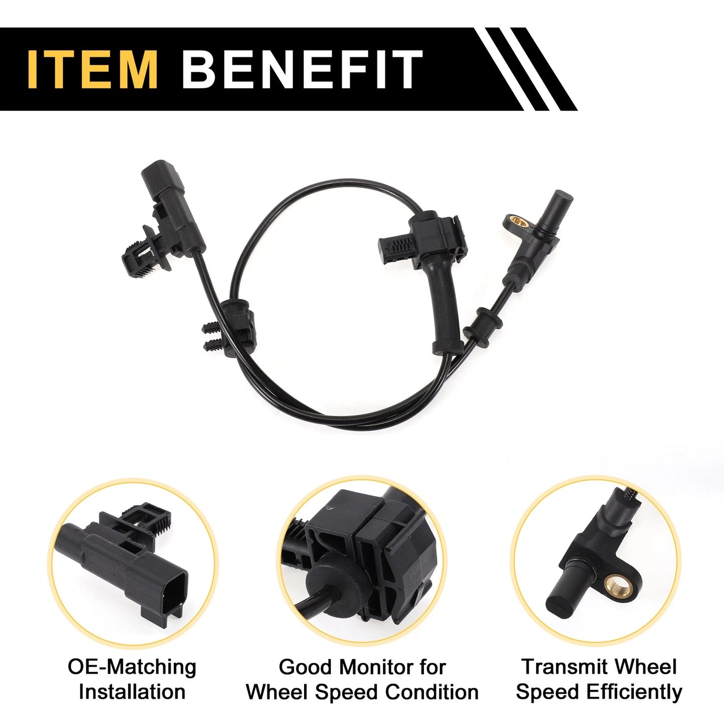 ABS Wheel Speed Sensor 1 Pc Chevrolet Silverado 2500 HD (2011-2020)