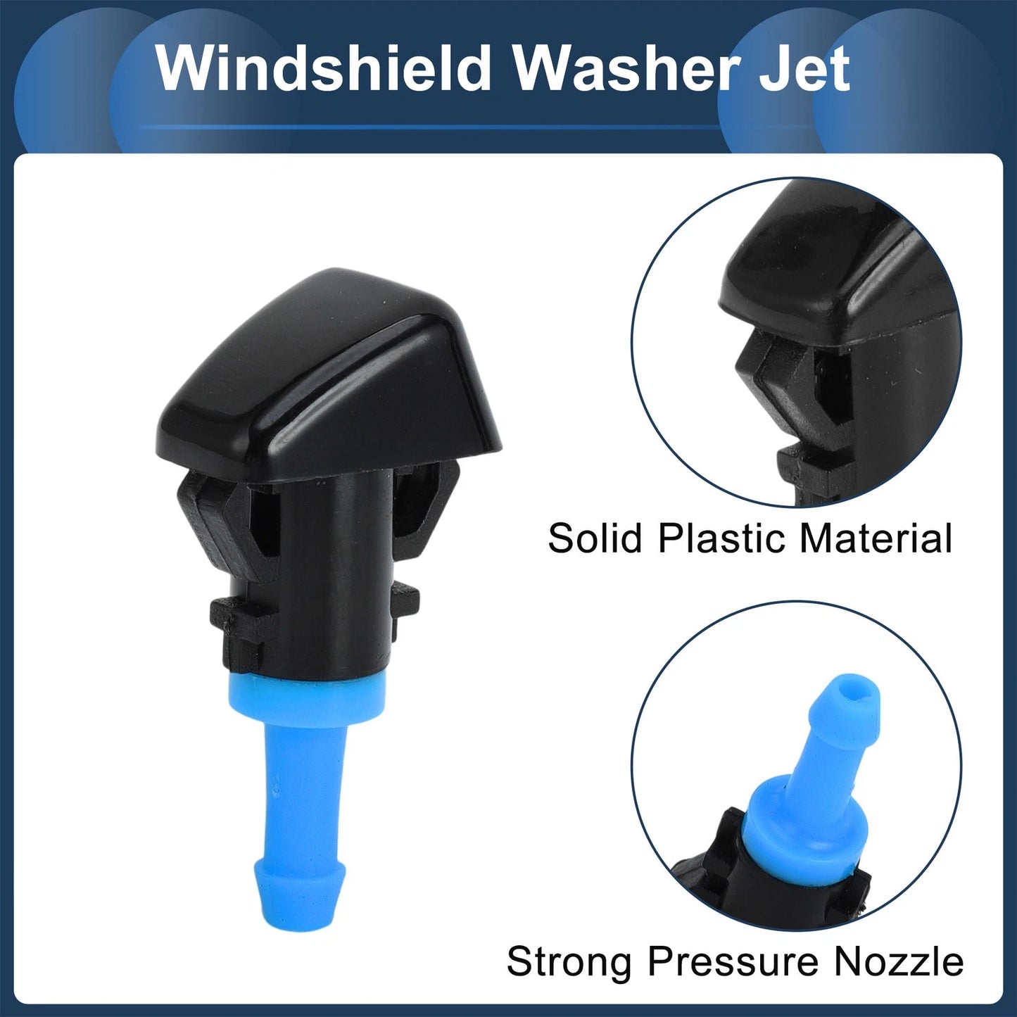 Windshield Washer Nozzle & Hose Connector for Jeep (2007-2018)