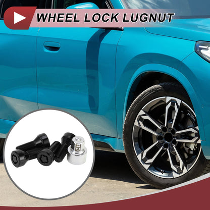 Set of 1 Wheel Lock Lug Nut Anti-theft Key Socket M14*1.25 for BMW