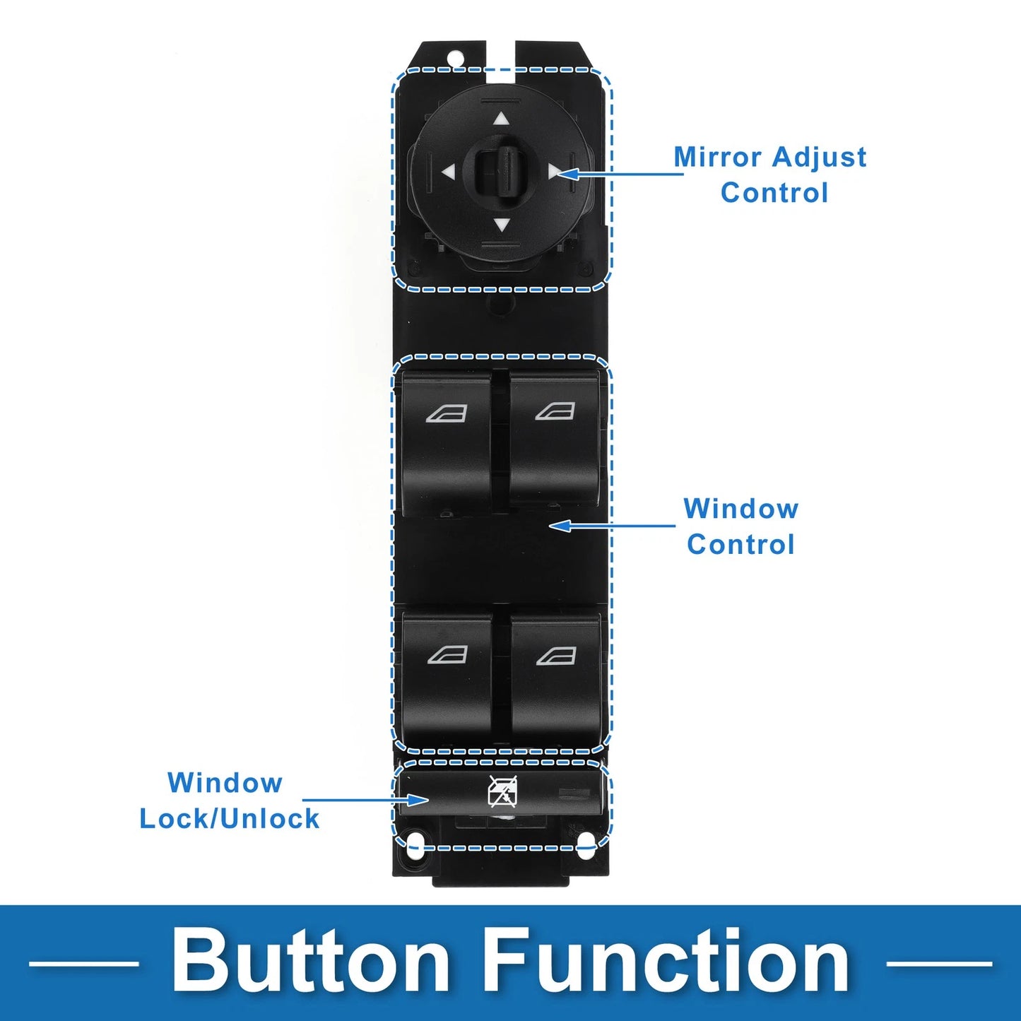 Power Window Switch for Ford Escape, Focus, Transit Connect (2013-2019)
