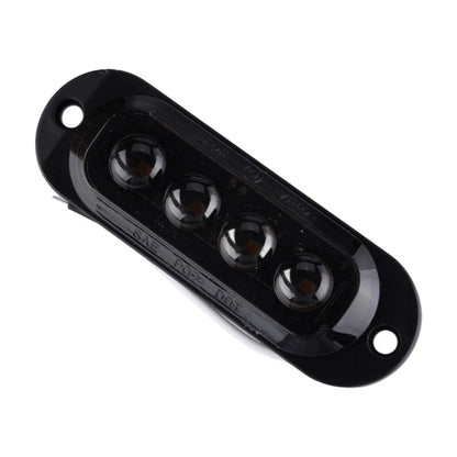 4 x Amber Fender Side Marker Turn Signal Lights for Universal