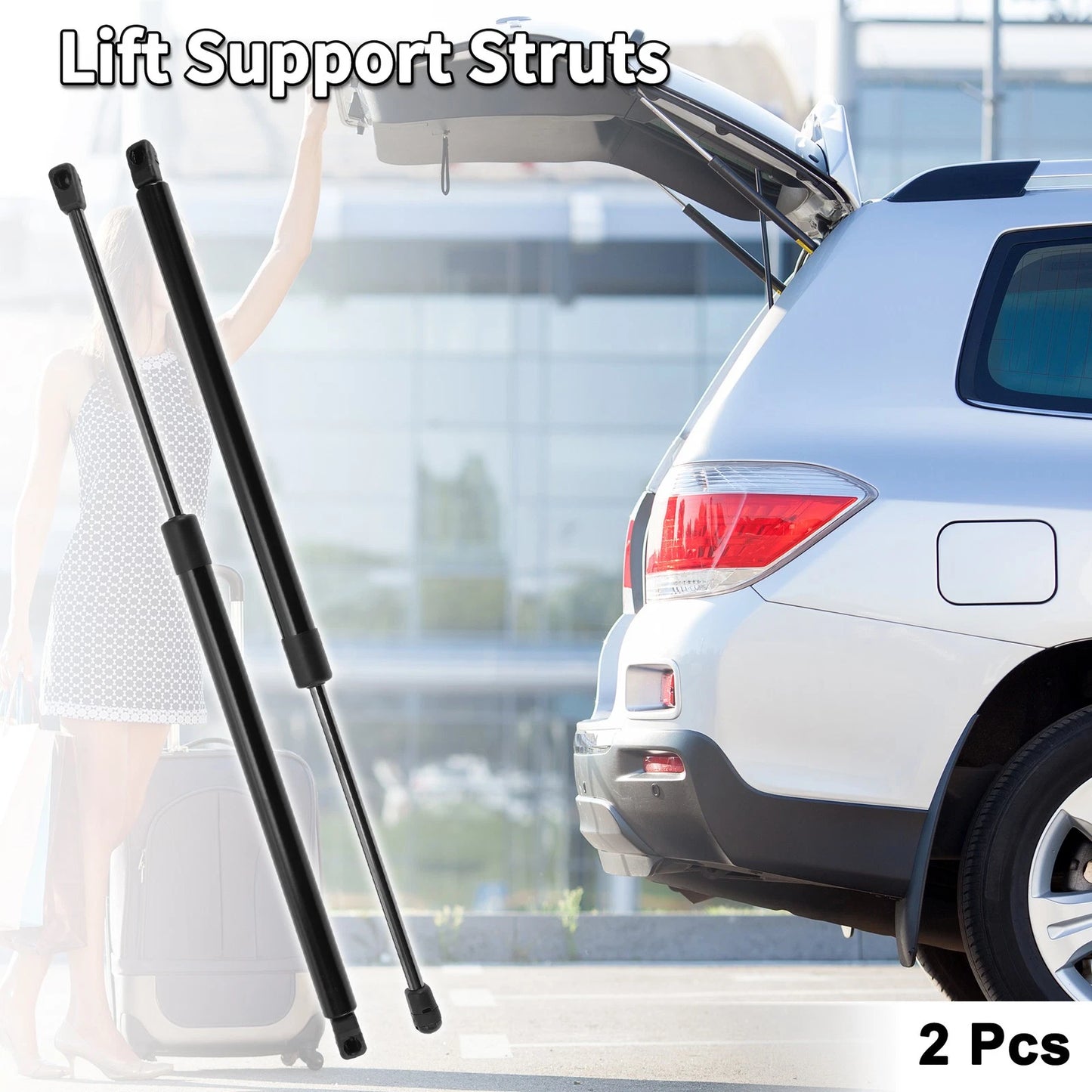 Rear Gate Lift Supports for Ford Edge 2007-2014 (2 x Struts) Limited SE SEL Sport