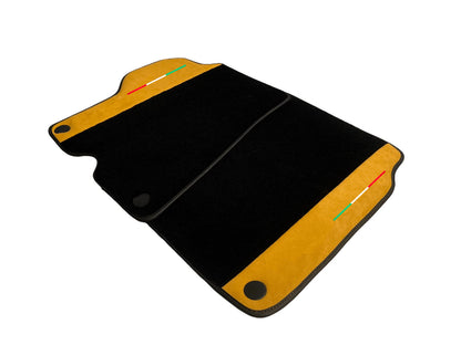 Floor Mats for Ferrari California Convertible Tan Alcantara Leather (2008-2014)