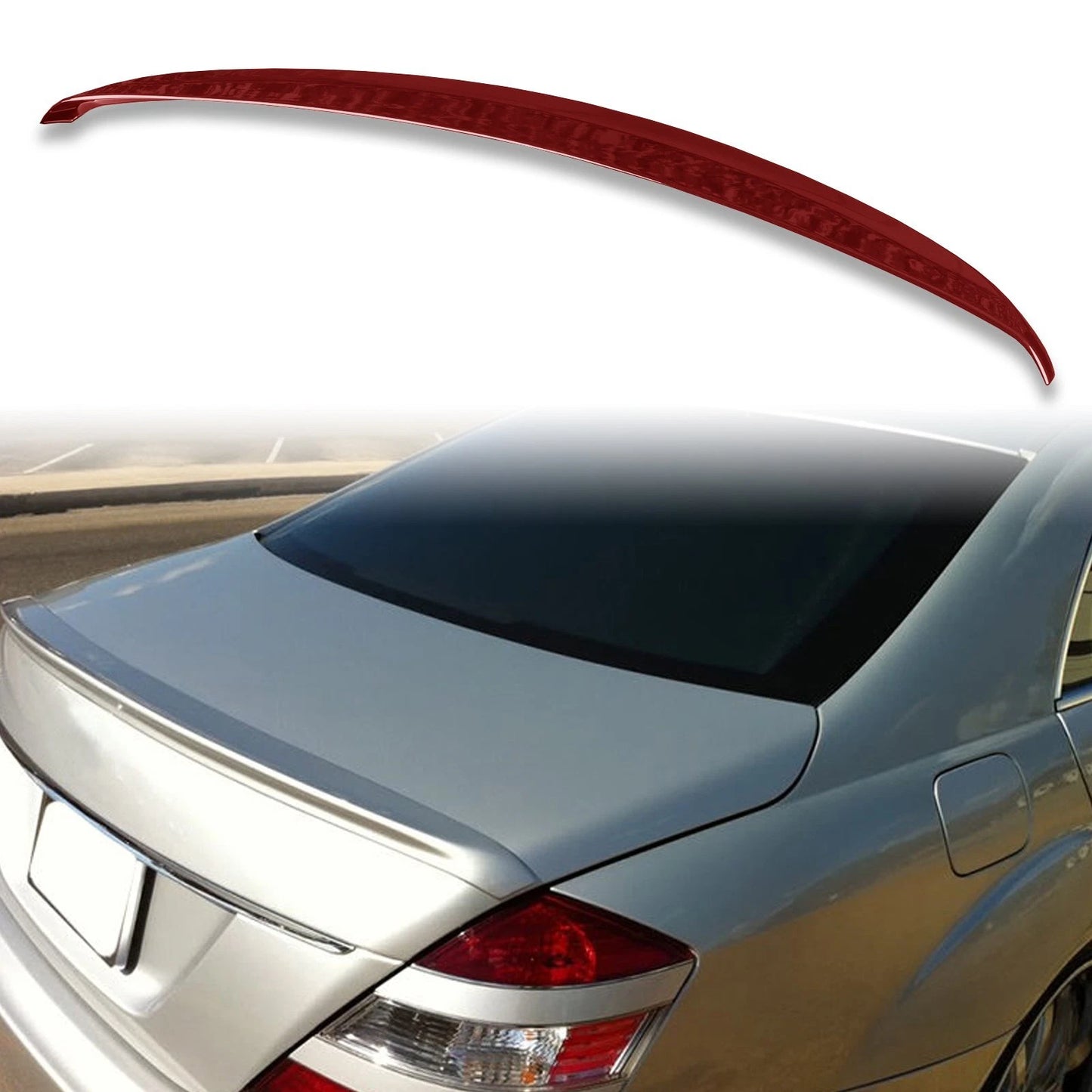 ABS Rear Boot Spoiler for Mercedes Benz W221 (2006-2013)