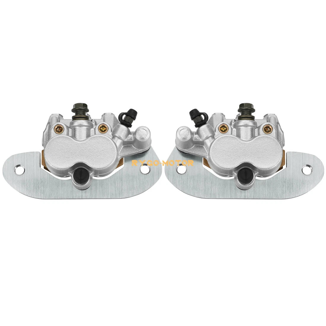 2x Front & Rear Brake Calipers w/pads for Yamaha Rhino 700 YXR700F (2008–2013)