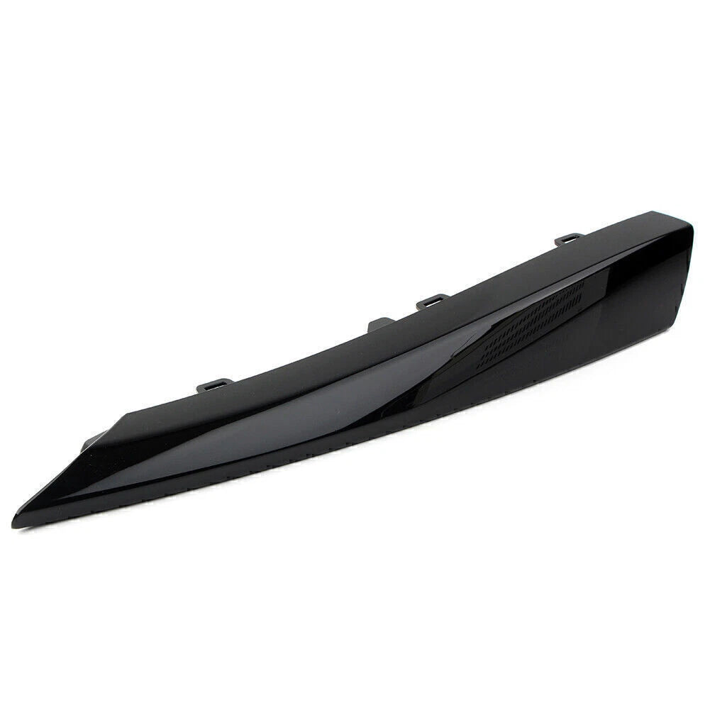 Front Left Bumper Grille Insert Cover for Jaguar XF (2012-2015) Black