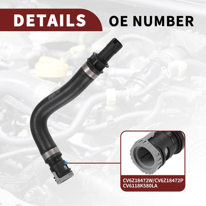 Water Heater Hose for Ford Escape, Lincoln MKC (2013-2019, 2015-2019)