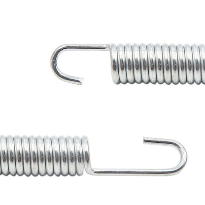 Silver Tone Motorcycle Kickstand Springs for Suzuki GS125