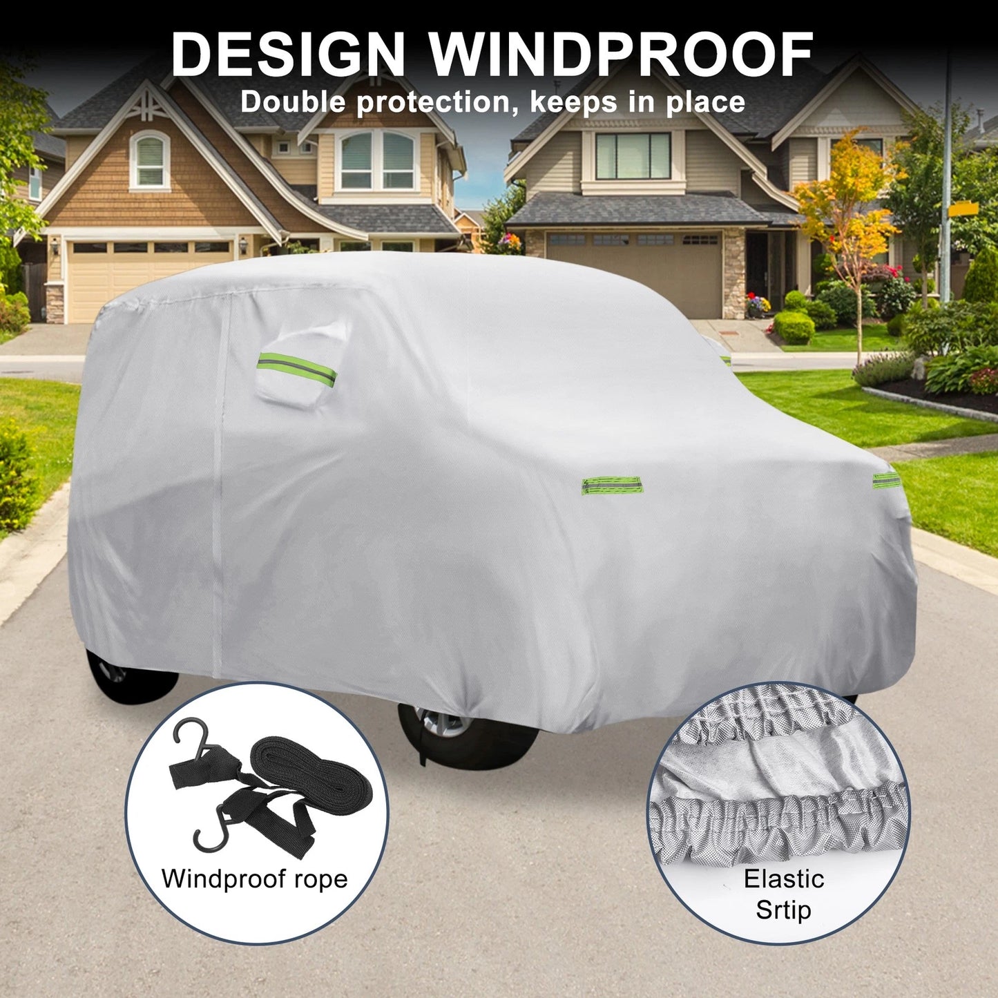 Waterproof Car Cover for Nissan Roox Silver 350x148x165cm (2015-2023)