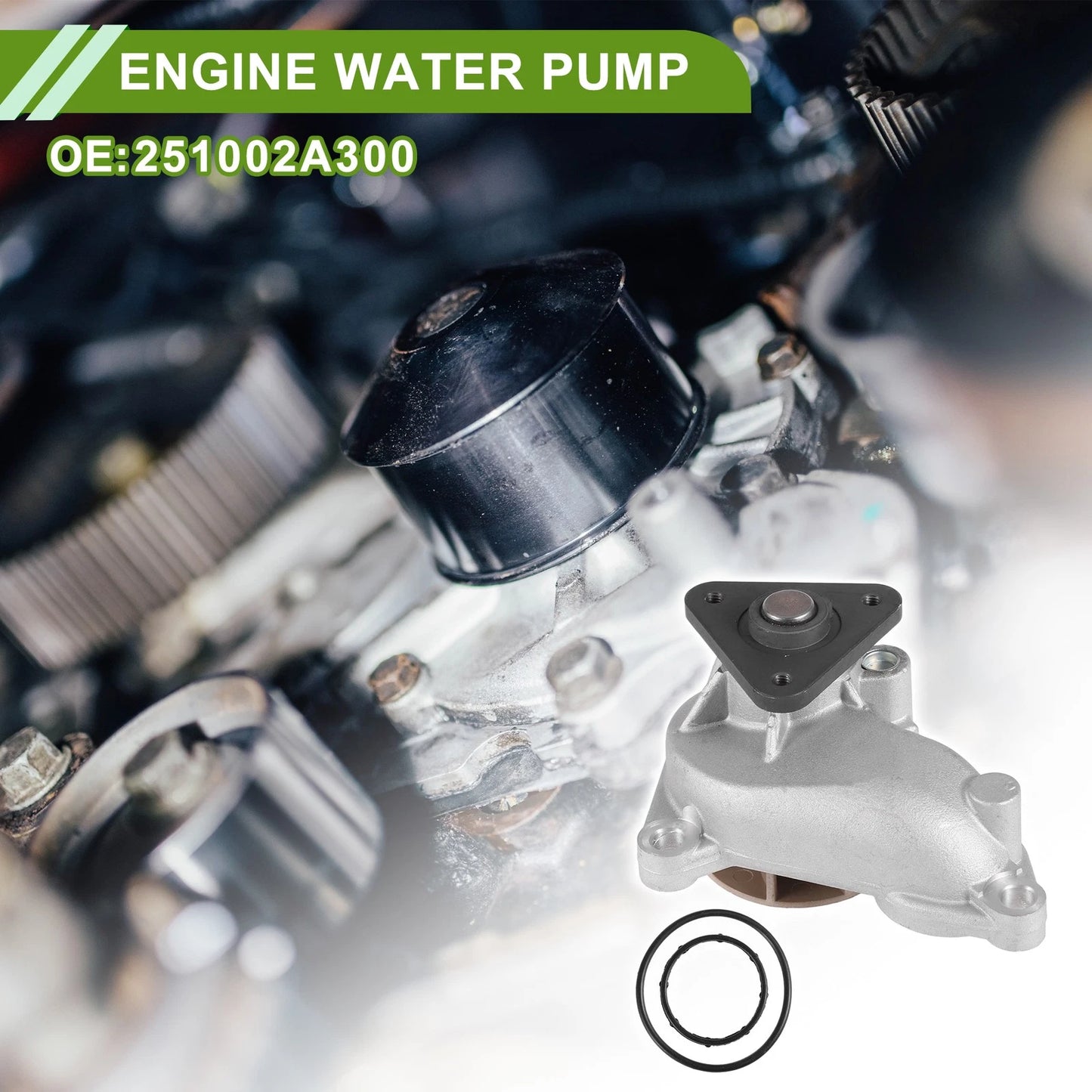 Engine Water Pump for Hyundai Tucson 2015-2020 Cooling System Replacement