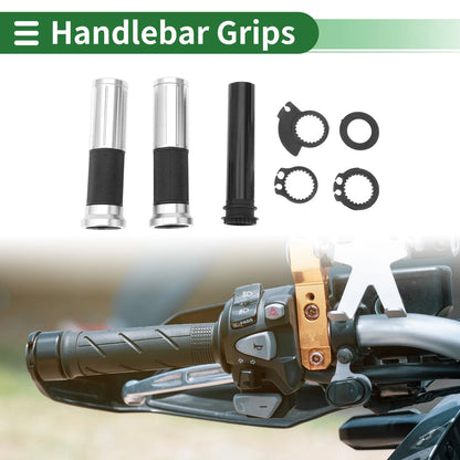 7/8" 22mm Motorcycle Hand Grips Cover Rhombus for Make Model