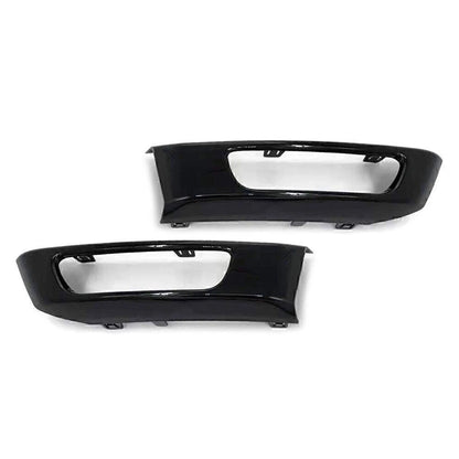 Front Bumper Fog Light Lamp Cover for Range Rover Sport (2014-2017) Black ABS