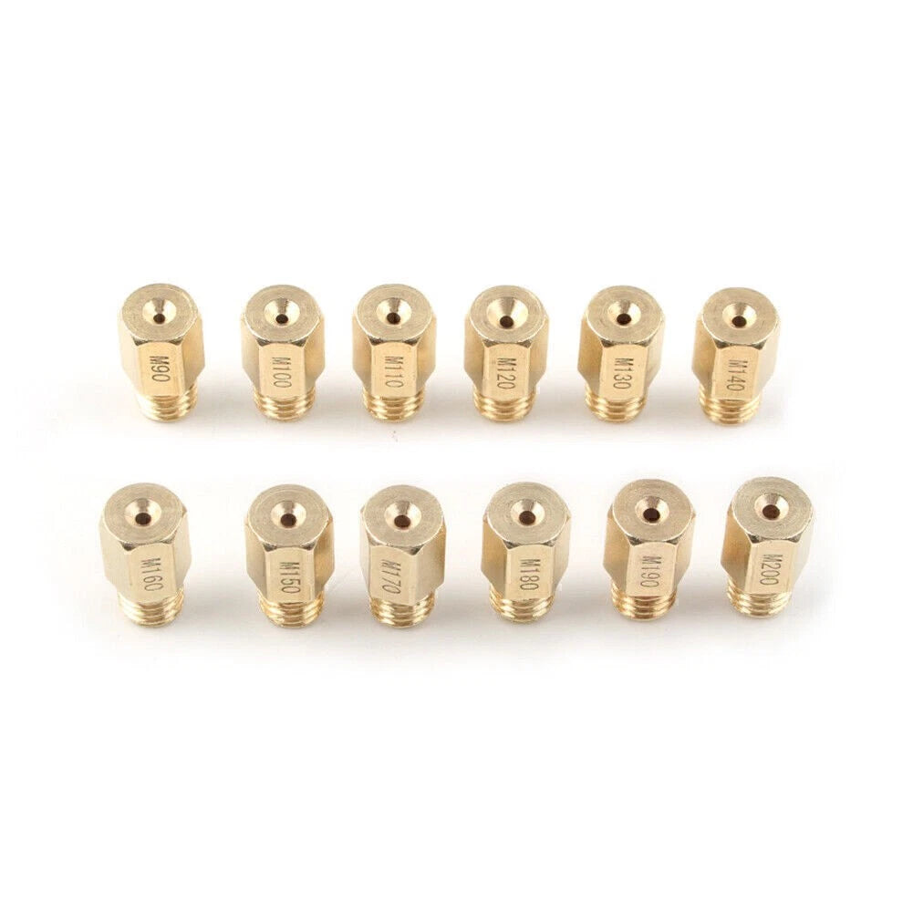 12 x Carburetor Main Jets for Mikuni VM TM Carb (90-200) Motorcycle Parts