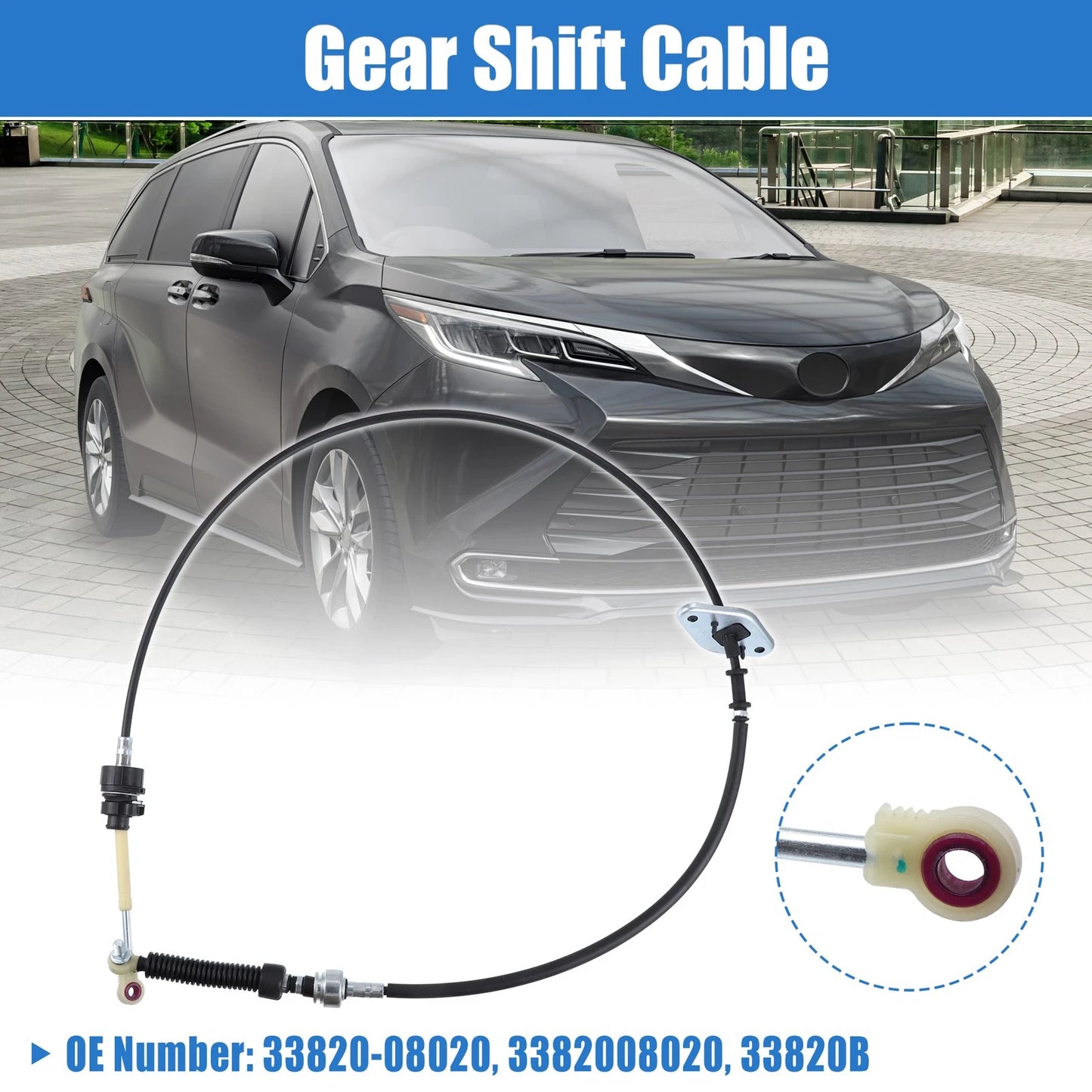 Gear Shift Cable for Toyota Sienna 2004-2010 (2 x)