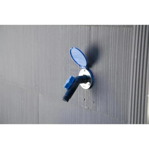 Deck Wash Outlet 130° Adaptor with Faucet for OMC/Bombardier Models