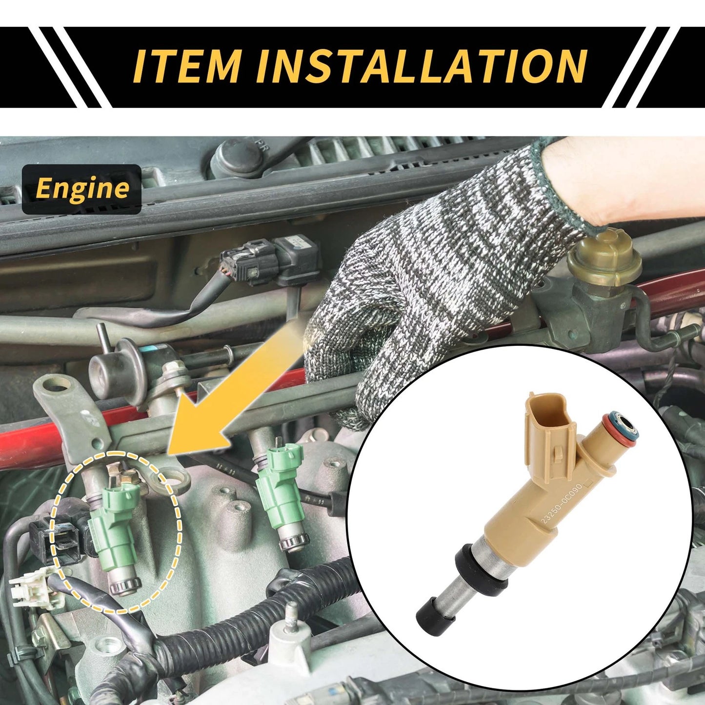Fuel Injector Nozzle 12 Holes for Toyota Tundra (2002-2014)