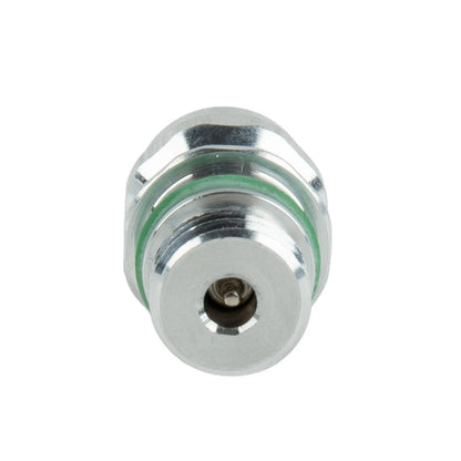 1pc A/C Service-Valve High Side R-134a Port Adapter With Replaceable Valve Cores for Vehicle