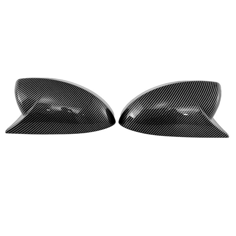 Carbon Black Rearview Mirror Cover Caps for Nissan Sentra Altima (2019-2024)