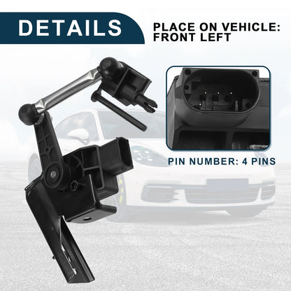 Front Left Ride Height Level Sensor for Porsche Panamera 2010-2016