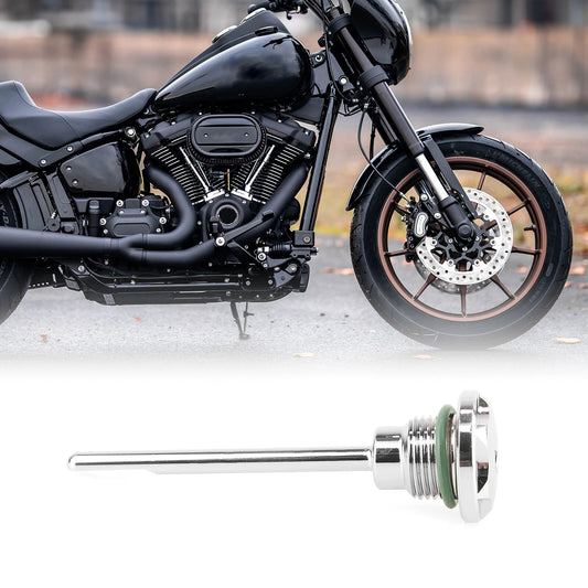 1pc Chrome Transmission Dipstick for Harley Softail Touring (1987-2006)