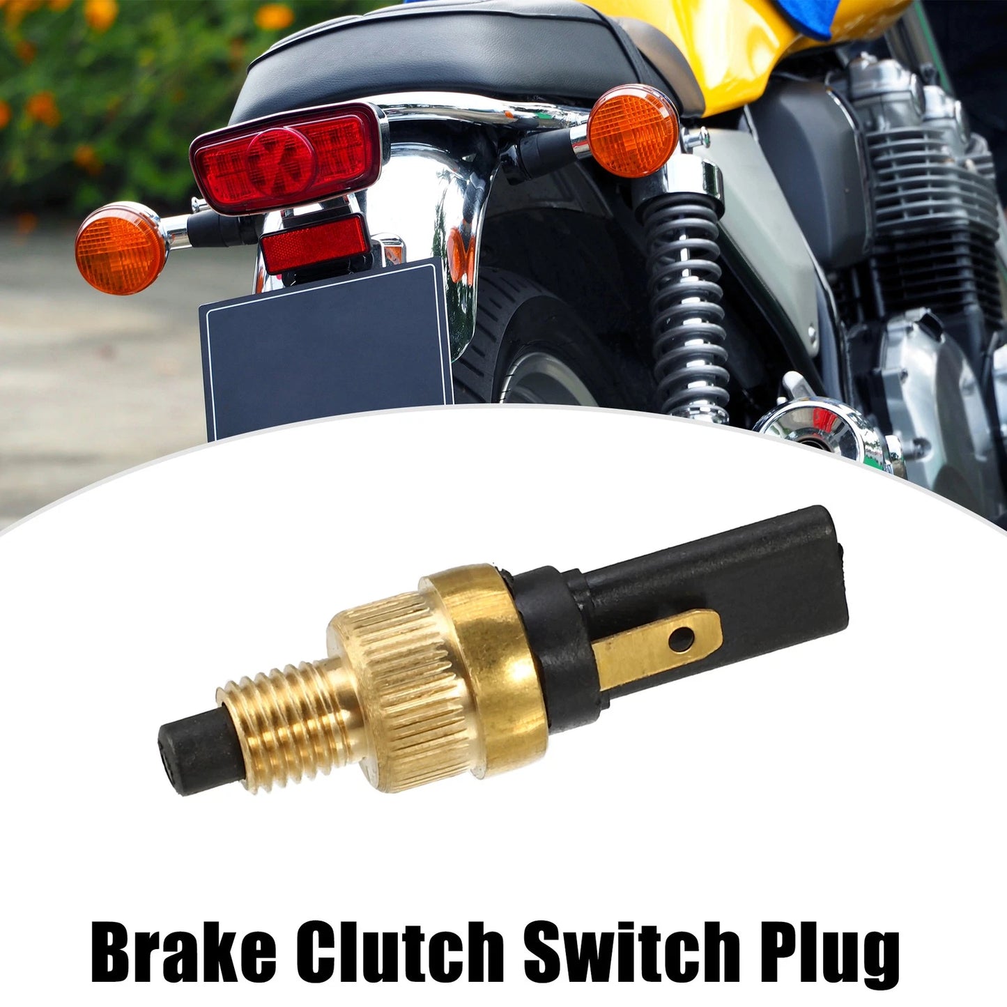 2 x 6mm Front/Rear Brake Clutch Switch Plug for Motorcycle Scooter