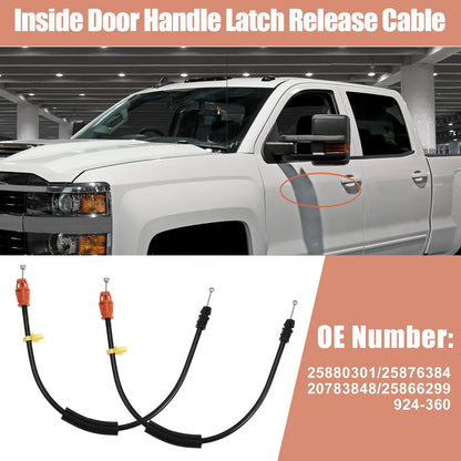 Front Door Handle Latch Release Cable LH RH for Chevrolet/GMC