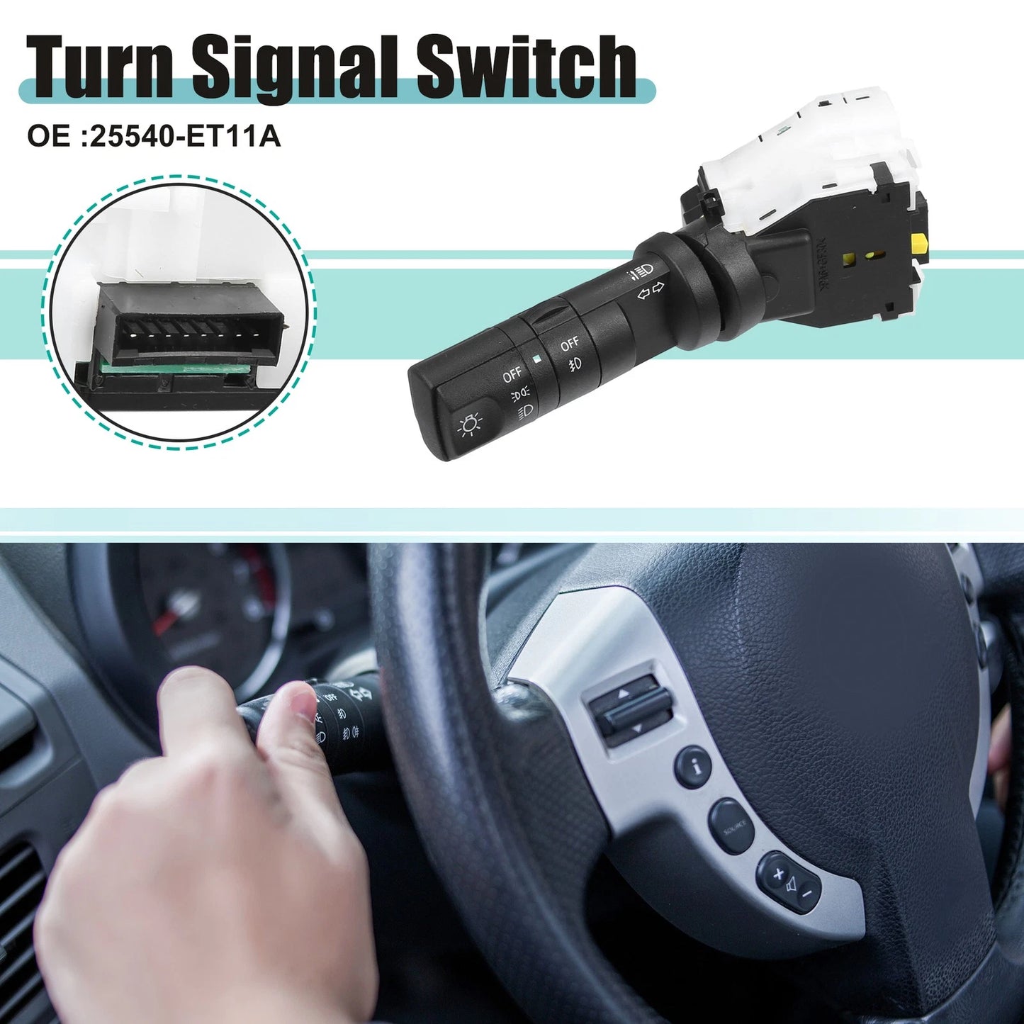 Turn Signal Switch for Nissan Frontier, Pathfinder (2005-2023)
