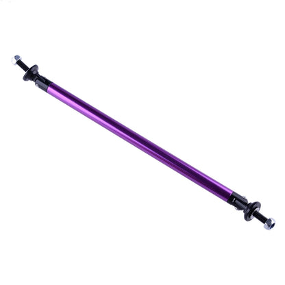 2 x Purple 20cm Adjustable Front Bumper Lip Splitter Strut Rod
