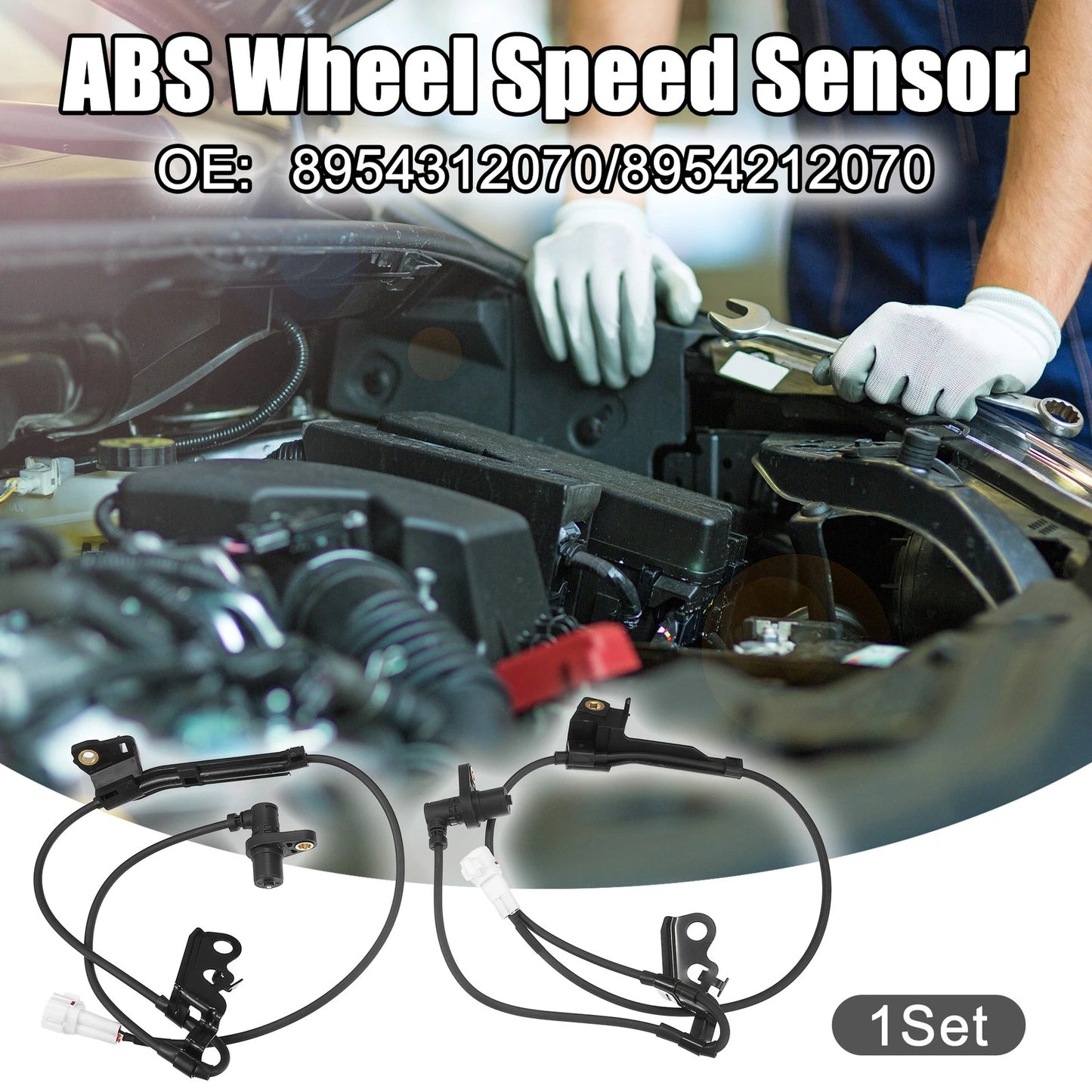 ABS Wheel Speed Sensor Set for Toyota (Fits Front Left & Right)