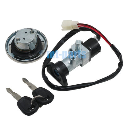 Ignition Switch Key Fuel Cap Lock Set for Harley-Davidson XG500 (15-20)