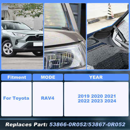 Front Windshield Wiper Cowl Trim Cover for Toyota RAV4 (2019-2024)