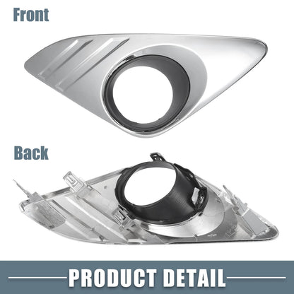 Right Fog Light Grille Cover for Toyota Camry (2018-2023) Silver Tone