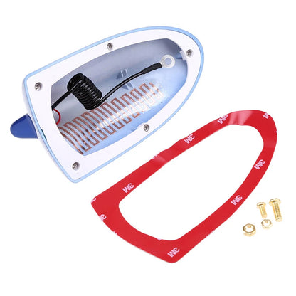Shark Fin Antenna Cover for Blue Car - Votex Stereo Signal Radio ()