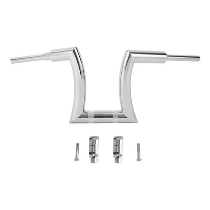 14in Rise 2in Hanger Bar Risers for Harley Softail Chrome