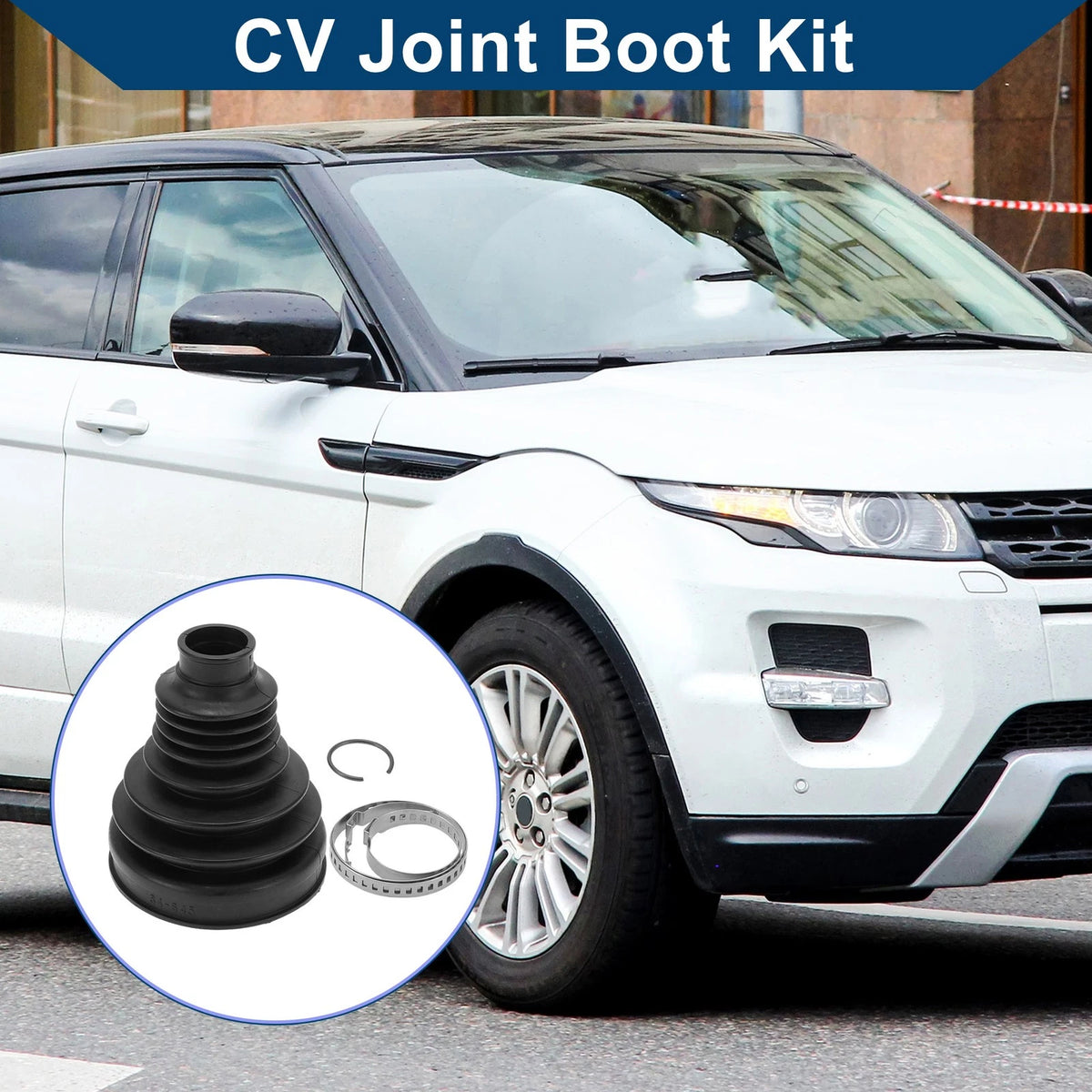 Inner CV Joint Boot Kit w/ Clamps for Land Rover Discovery Sport (2015-2023)