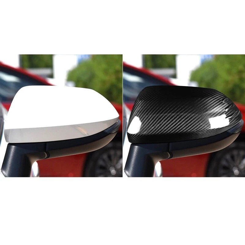 Real Carbon Fiber Add-on Side Mirror Cover for Toyota Corolla 2019-2024