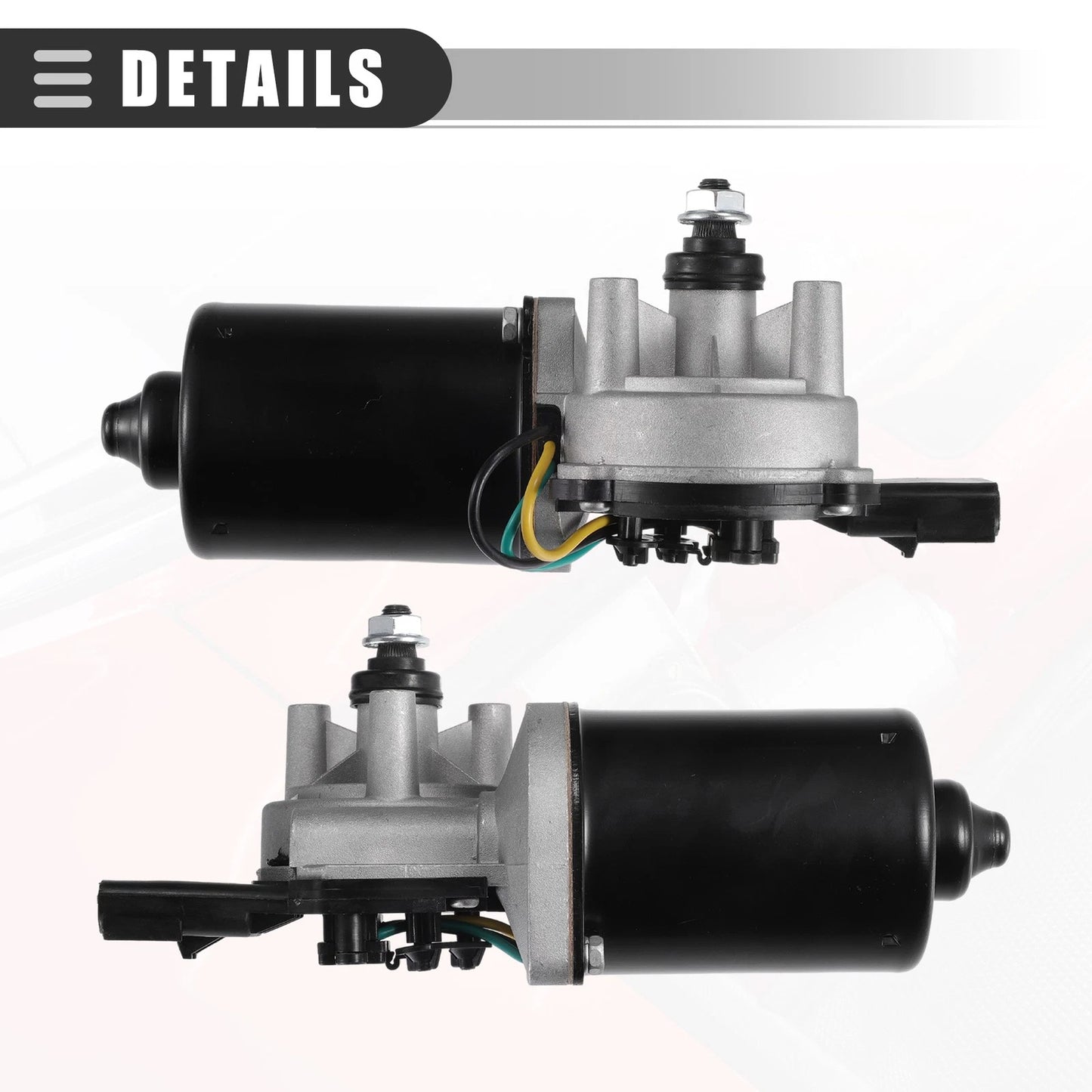 Windshield Wiper Motor for Jeep Wrangler 2007-2017 Black Metal