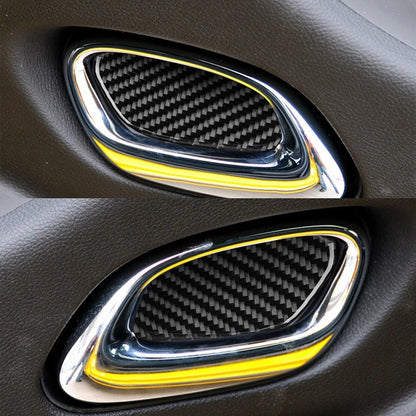 Carbon Fiber Interior Door Handle Bowl Cover for Chevy Camaro (2010-2015)