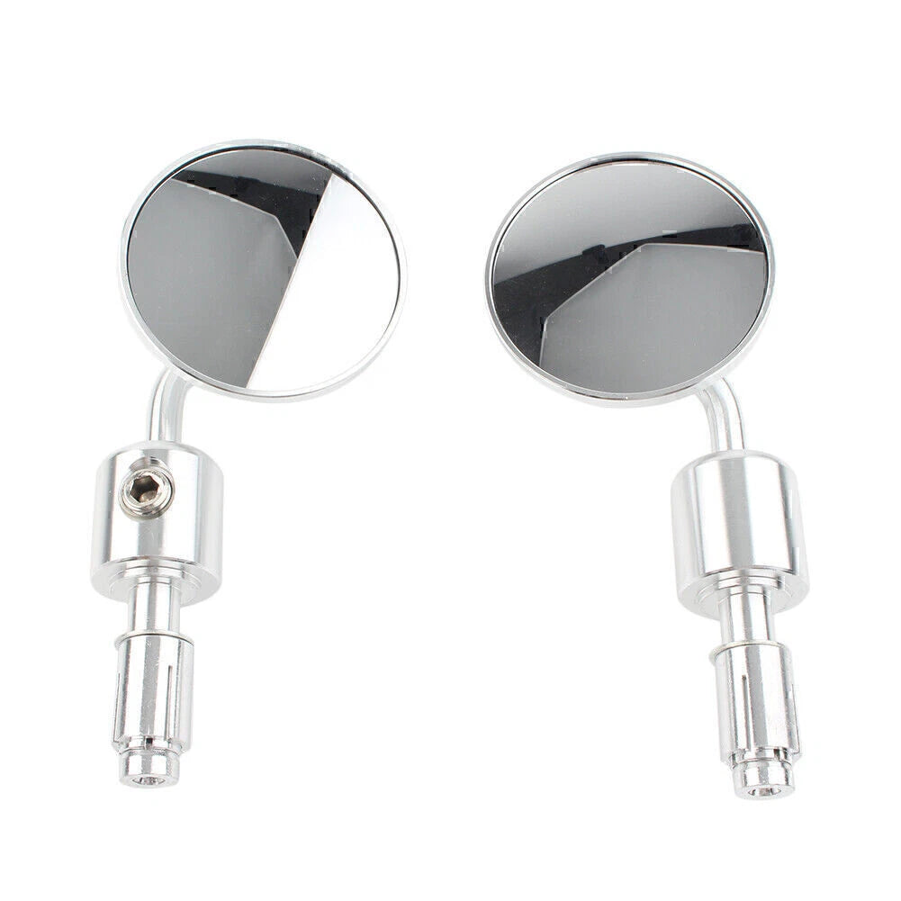 CNC 7/8" Round Bar End Mirrors for Universal Motorcycle