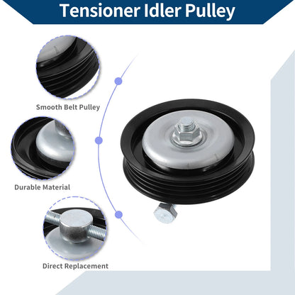 Drive Belt Idler Pulley for Nissan Navara Frontier (2005-2012) 1 Pc