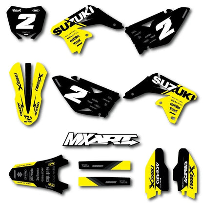 Custom Graphics Full Kit for Suzuki RMZ 250 2010-2018 Decals