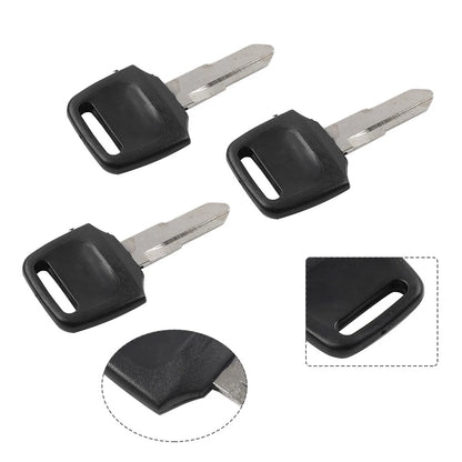 3 x Uncut Blade Blank Keys for Honda Dio 56 57 Z4 125 WH110 Scooter