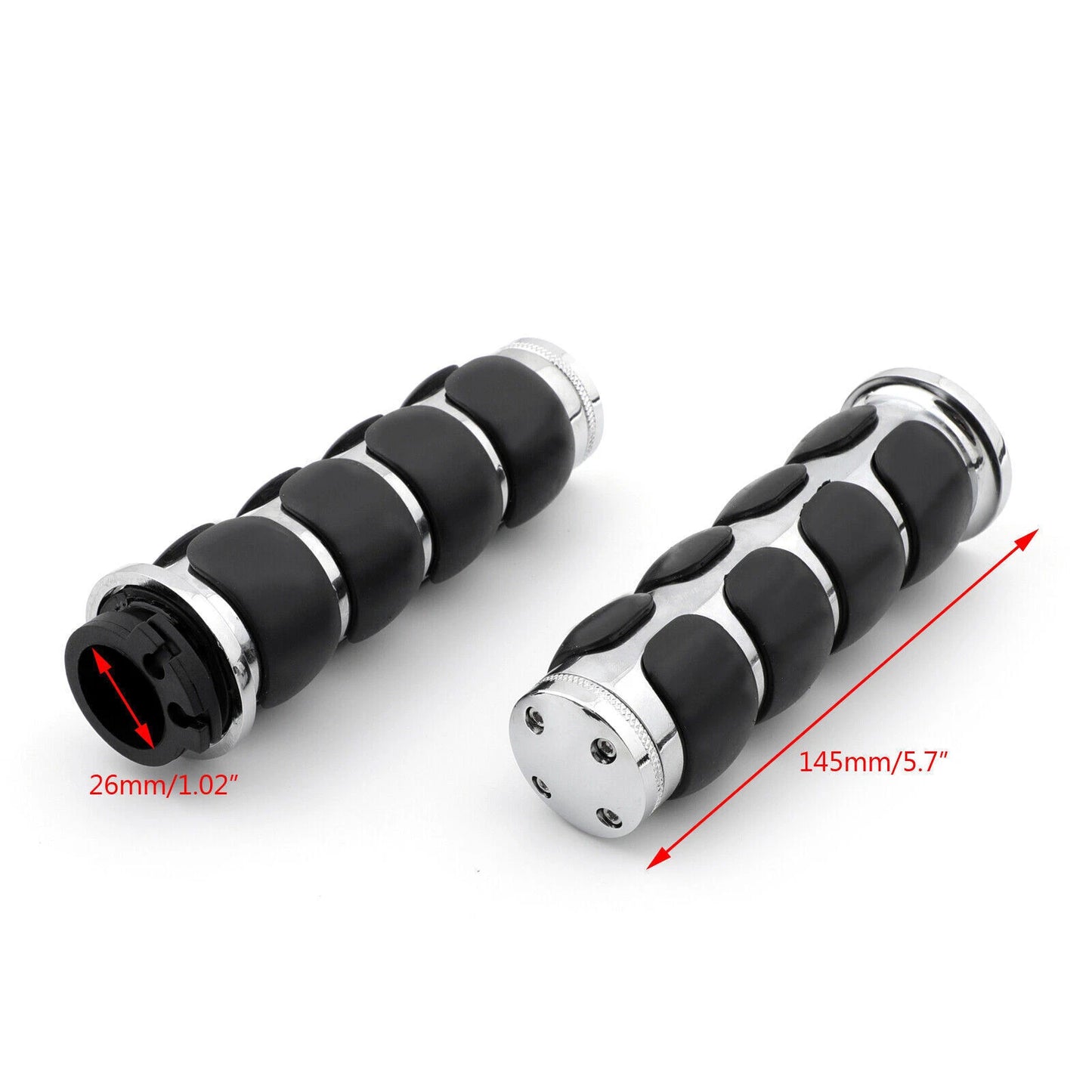 Grips for Harley Dyna, Sportster, Softail, Choppers, Customs (2000-2023)