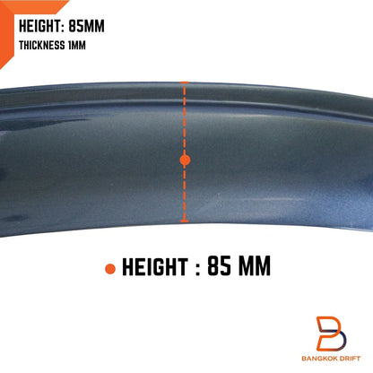 3" Slim Fender Flare for Ford Ranger 2018-2022 PX3 - Monument Grey
