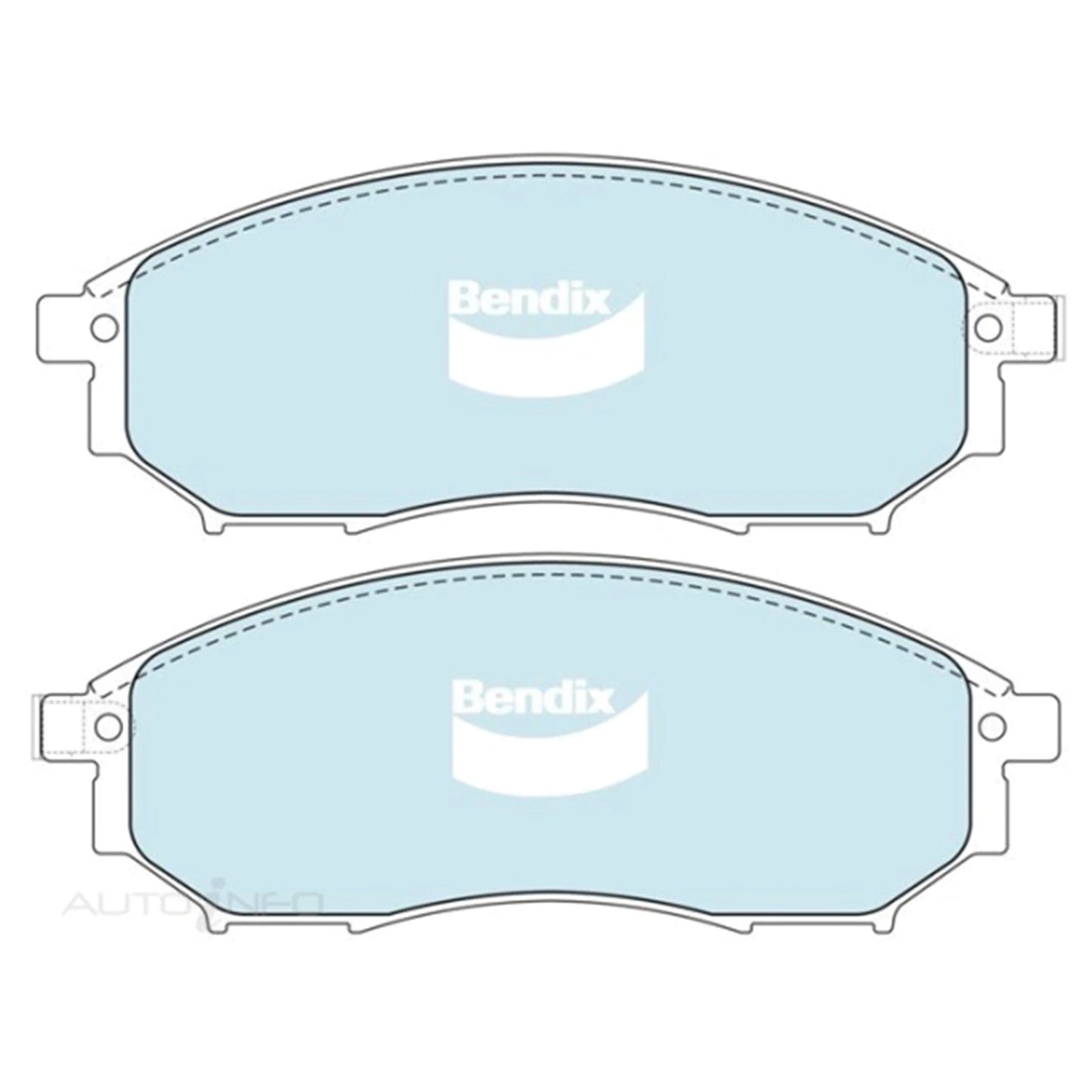GCT Front Disc Brake Pad Set for Nissan Dualis J10 (2010-2016)
