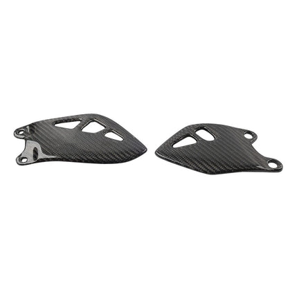 Carbon Fiber Footrest Plate Heel Guard for Kawasaki ZX-10R 2015-2024