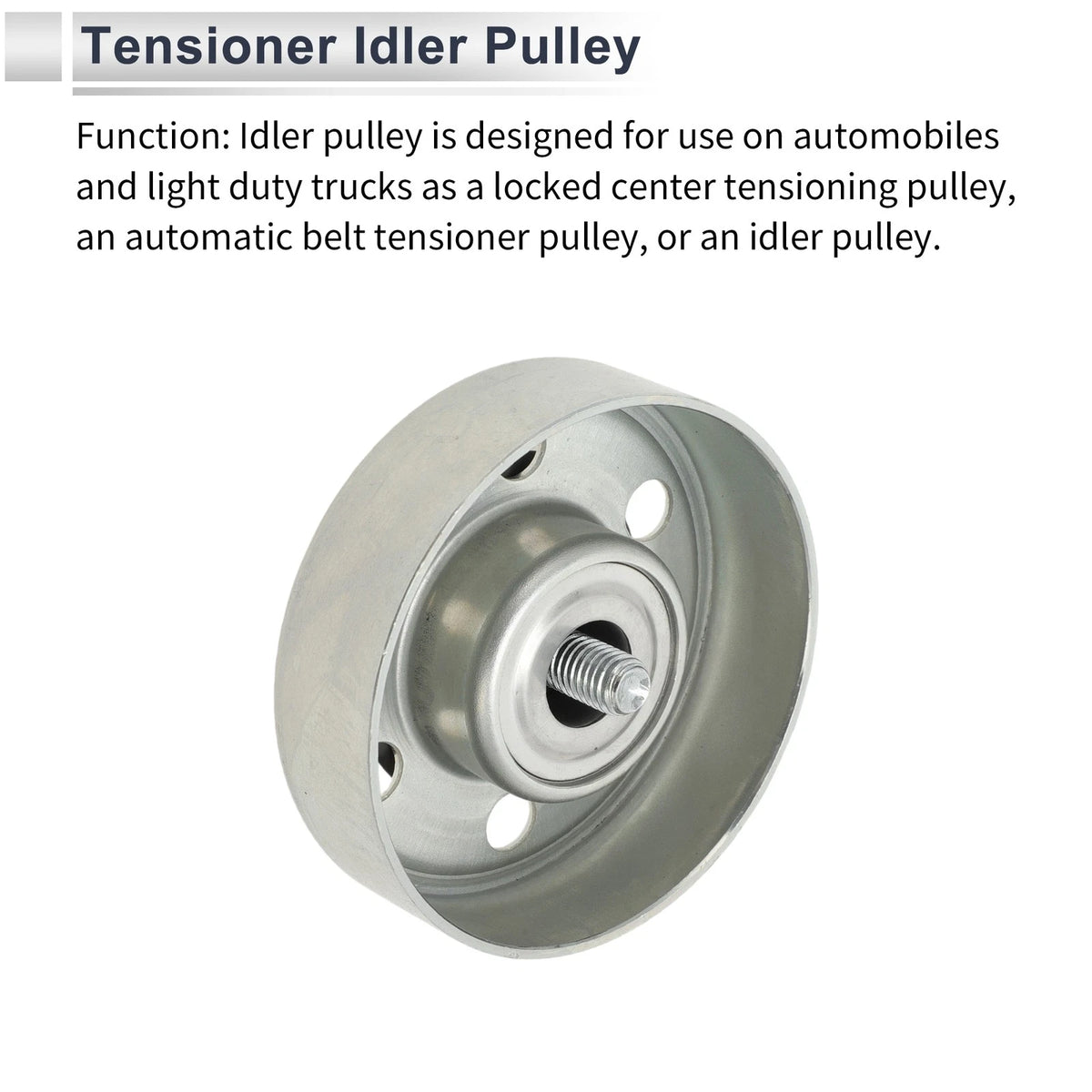 Drive Belt Idler Pulley for Toyota Corolla (2002-2009) 1 x Piece