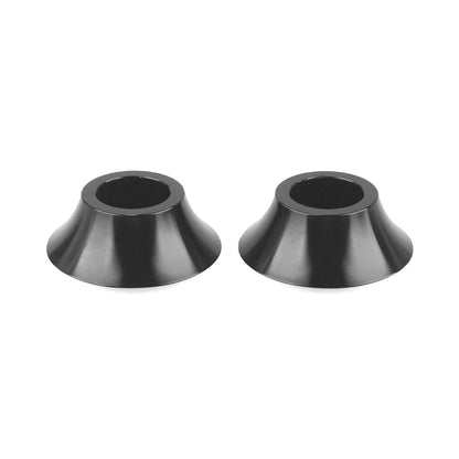 2 x Black Front Axle Wheel Spacers for Harley Touring (2008-2018)